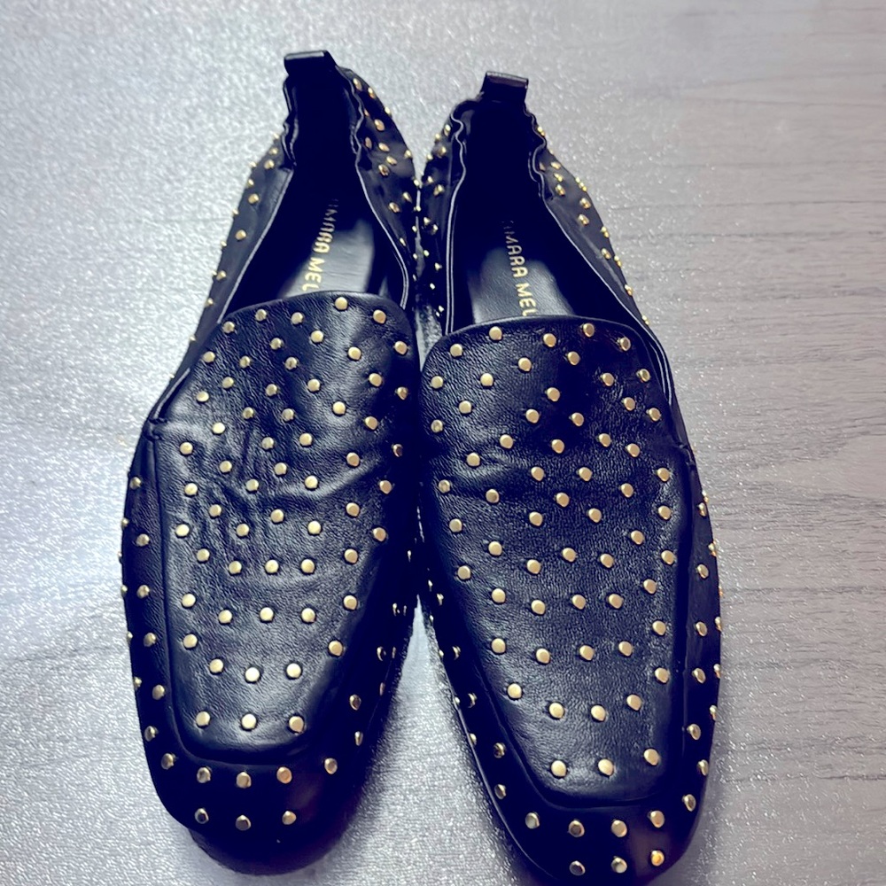 Black Tamara Mellon Flats